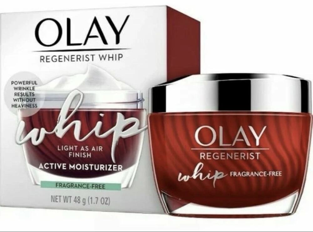 Olay Regenerist Whip Fragrance Free Hydrating Moisturizer Anti Aging 48g / 1.7oz